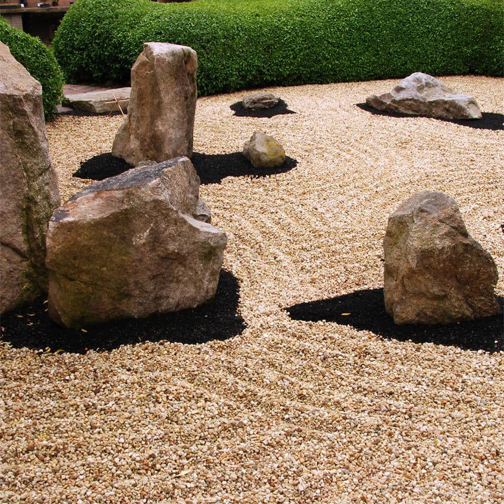 20 lb Bag of Mixed Brown and Gray Crushed Garden Stones