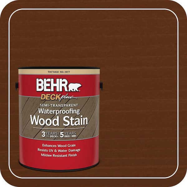 1 gal. #ST-117 Russet Semi-Transparent Waterproofing Exterior Wood Stain