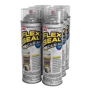 14 oz. Clear Aerosol Liquid Rubber Sealant Coating Spray Paint (6-Pack)