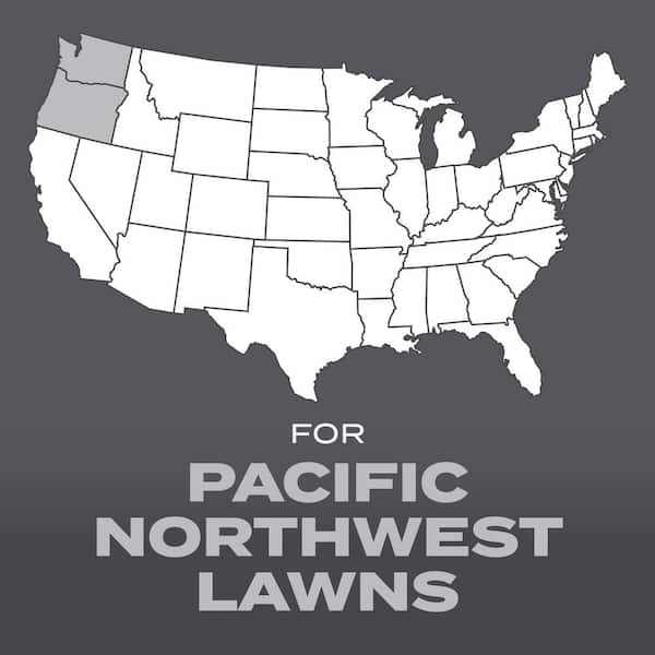 Turf Builder 16 lbs. Grass Seed Pacific Northwest Mix with Fertilizer and Soil Improver, Premium Mix