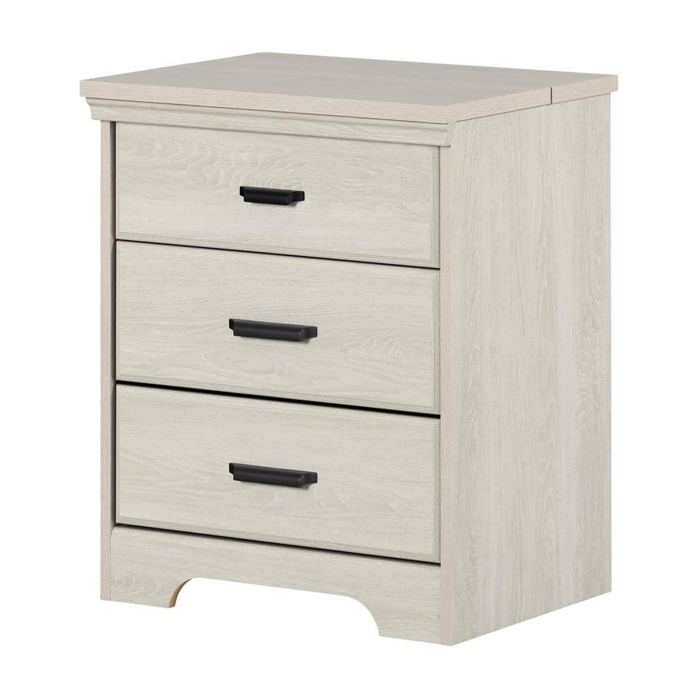 South Shore Versa Winter Oak 23 in Nightstand