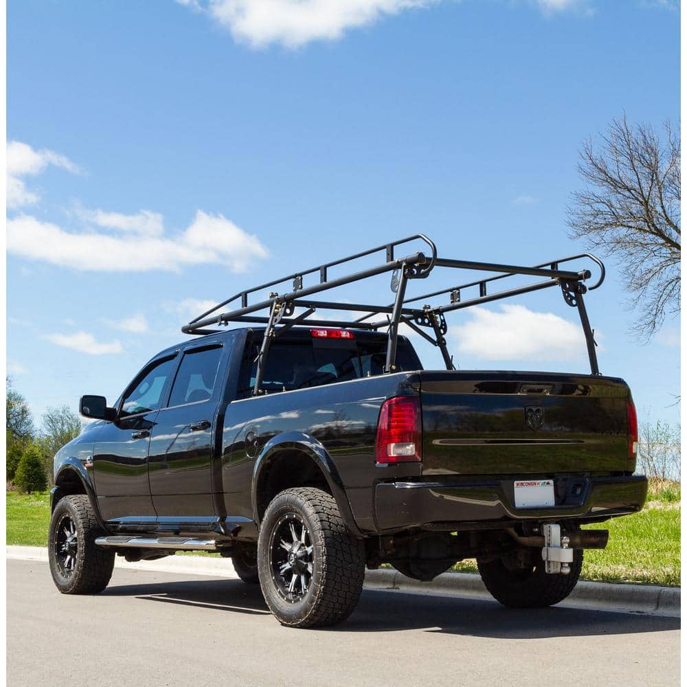 Heavy-Duty Black Steel Universal Over-Cab Truck Rack