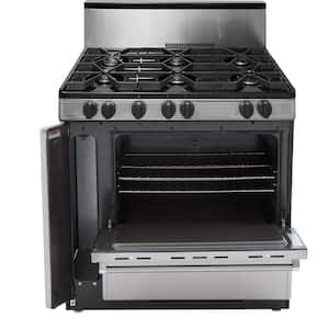 ProSeries 36 in. 3.91 cu. ft. Gas Range in Stainless Steel