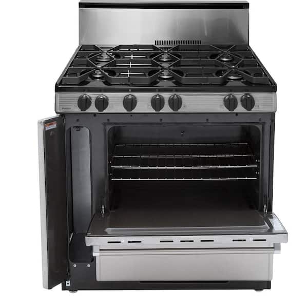 ProSeries 36 in. 3.91 cu. ft. Gas Range in Stainless Steel