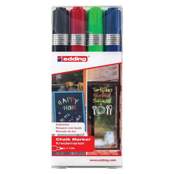 U Brands Liquid Chalk Markers Bullet Tip Assorted Ink Colors Pack