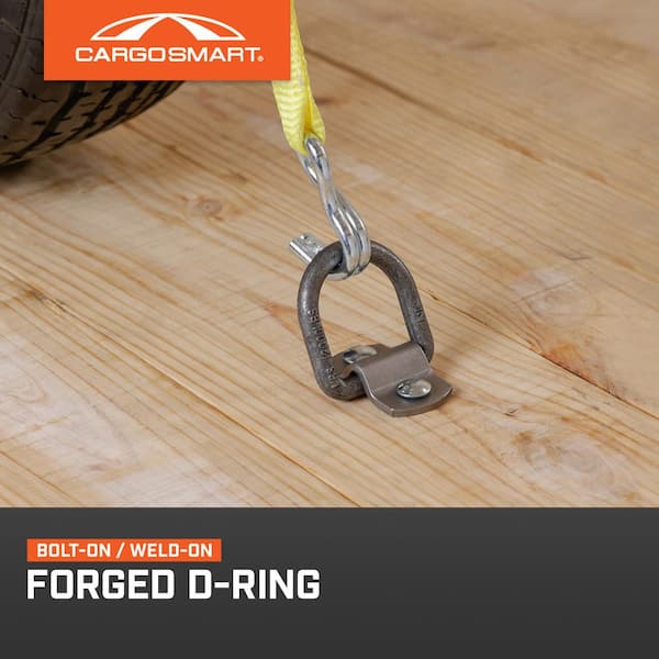 3-1/8 in. W x 1-3/4 in. L 12,000 lb. Capacity Heavy-Duty Bolt-On and Weld-On D-Ring