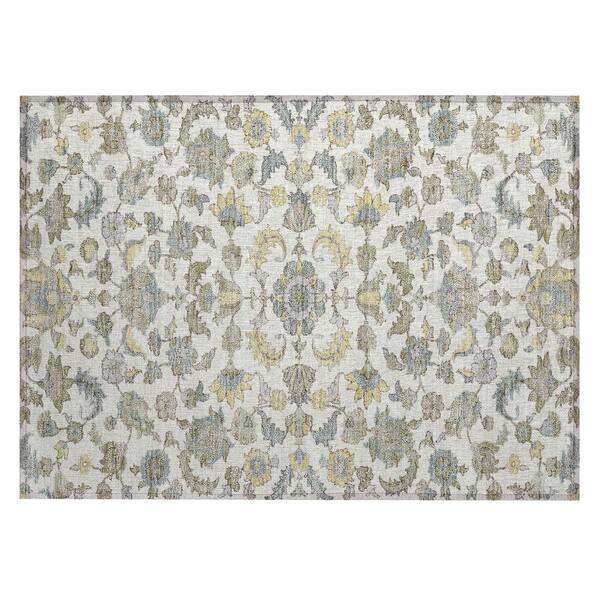 Chantille Machine Washable Indoor/Outdoor Abstract ACN2473 Ivory 2 ft. x 3 ft. Accent Rug