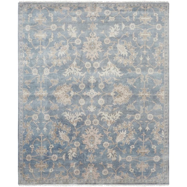 UMBRIA 2 ft. x 3 ft. Blue Western Area Rug