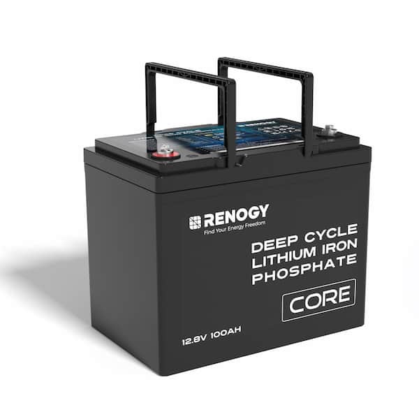 Renogy 12-Volt 100Ah Core Series Deep Cycle Lithium Iron Phosphate Battery