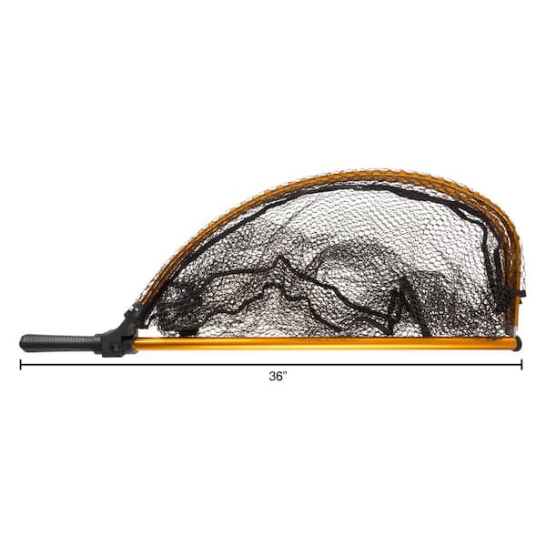 Wakeman Outdoors 64 in. Collapsible Gold Landing Fishing Net