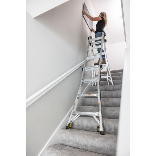 Gorilla Ladders 18 ft. Reach MPXW Aluminum Multi-Position Ladder