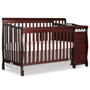 Brody Espresso 5-in-1 Convertible Crib with Changer