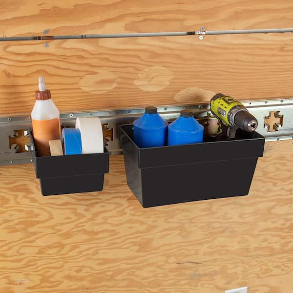 E-Track Wall Mounted Storage Bins