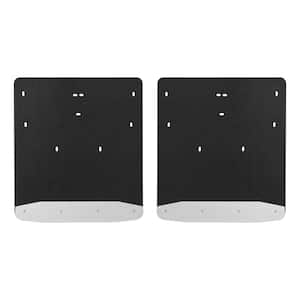 Rear Dually 20" x 23" Textured Rubber Mud Guards, Select Ford F-350, F-450