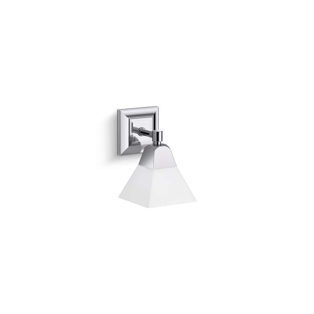 Elegant Memoirs Brushed Nickel 7.2" Crown Molding Sconce