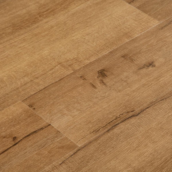 Take Home Sample-Route 66 Mountain Oak 12 MIL x 9 in. W x 12 in. L Click Lock Waterproof Luxury Vinyl Plank Flooring