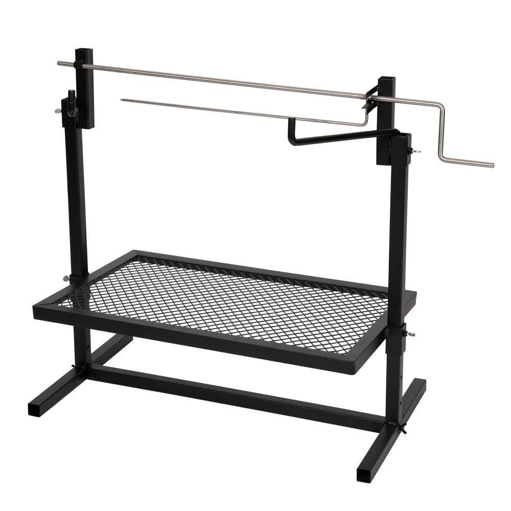 Heavy-Duty Stainless Steel Rotisserie Camp Grill