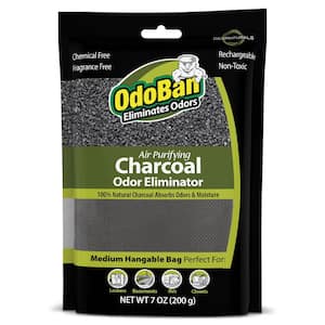 7 oz. Charcoal Odor Eliminator, Air Purifying Natural Non-Toxic Odor Remover & Moisture Absorber Bag for Car & Home