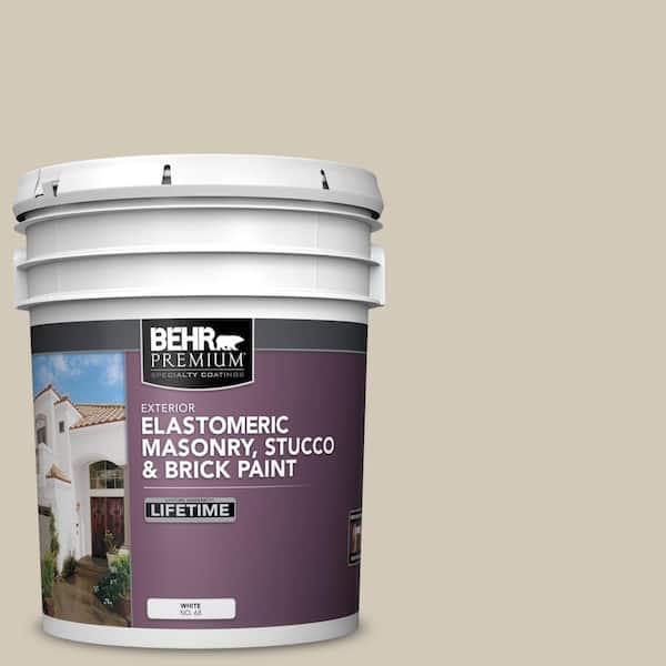 5 gal. #750C-3 Sandstone Cliff Elastomeric Masonry, Stucco and Brick Exterior Paint