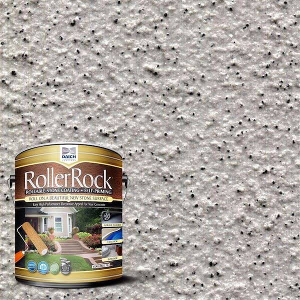 DAICH RollerRock 1 Gal. Self-Priming Warm Gray Exterior Concrete Coating