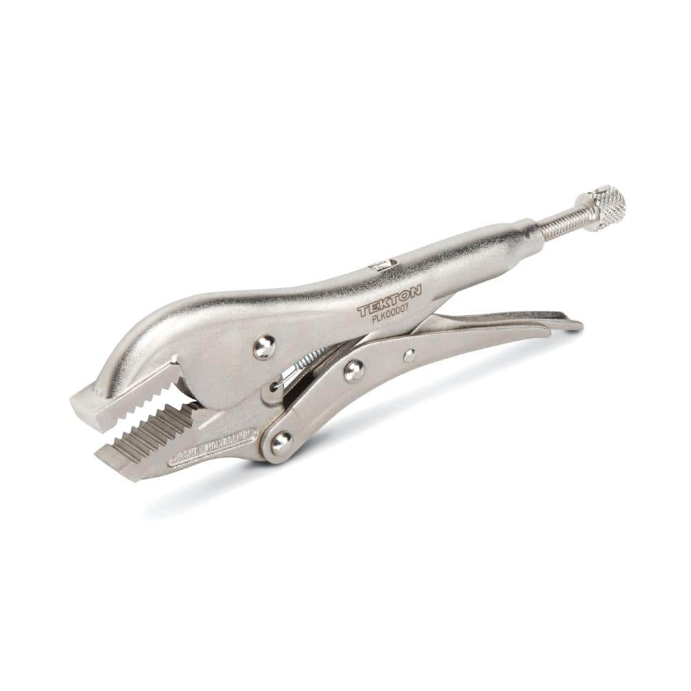 TEKTON 7 in. Straight Jaw Locking Pliers PLK00007 The Home Depot