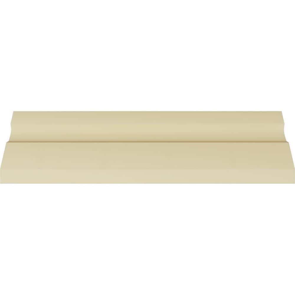 94.5" White Polyurethane Dentil Crown Moulding