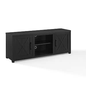 Gordon 58 in. Black TV Stand Fits TV"s up to 65 in. with Cable Management