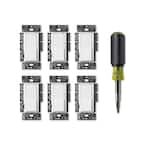 Diva LED+ Dimmer Switch for Dimmable LEDs, White (6-Pack), Klein 11-in-1 Multi Bit Screwdriver and Nut Driver