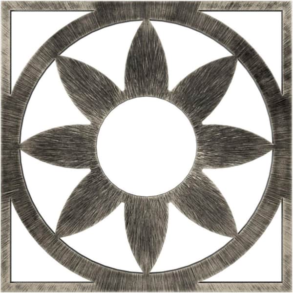 Ekena Millwork 1 in. x 38 in. x 38 in. Blume Architectural Grade PVC Peirced Ceiling Medallion