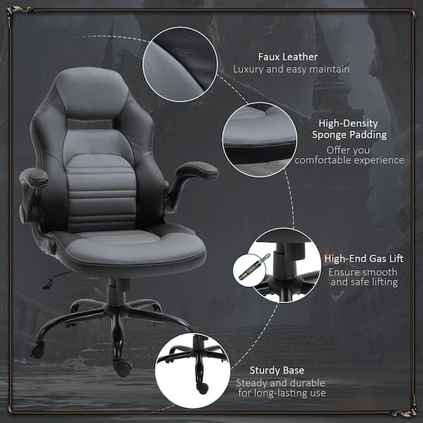 Ergonomic Adjustable Office Chair Tilt Game Chair with Lumbar