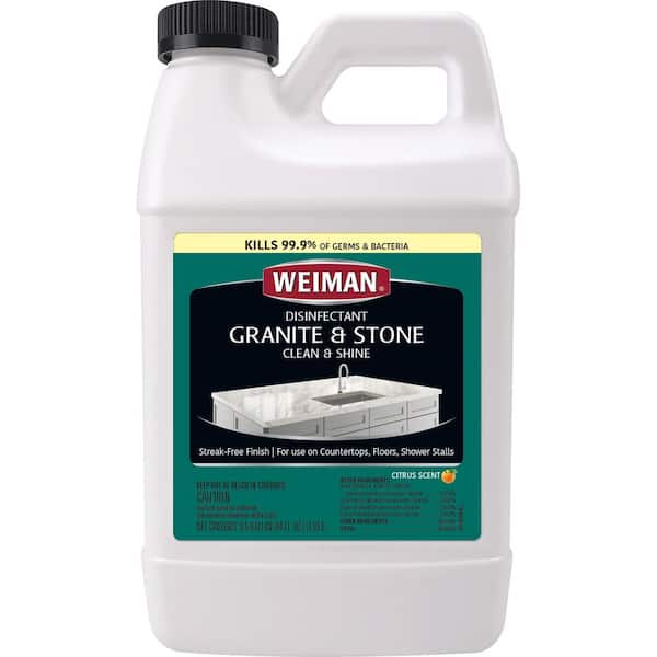 Weiman 64 oz. Granite and Stone Disinfectant Cleaner and Polish Refill