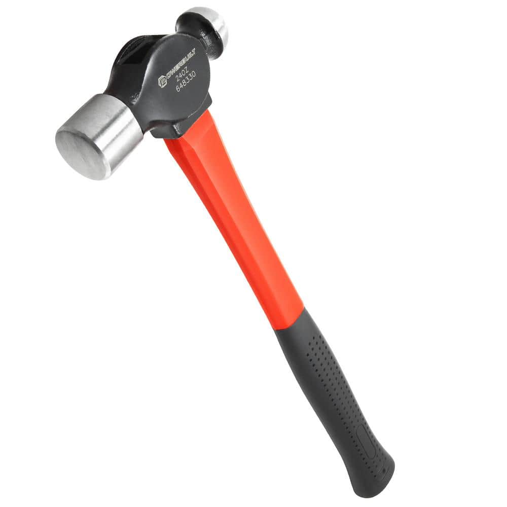 Powerbuilt 24 oz. Ball Peen Hammer 648330 The Home Depot