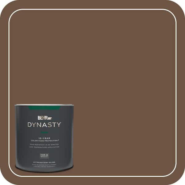 BEHR DYNASTY 1 qt. #280F-7 Breakfast Blend Semi-Gloss Exterior Stain-Blocking Paint & Primer