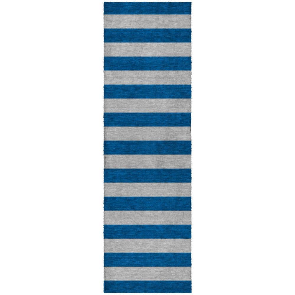 Dream Shag Premium Machine Washable Abstract ADS530 Blue 2 ft. x 7 ft. Runner Rug price history on PriceWatchPro