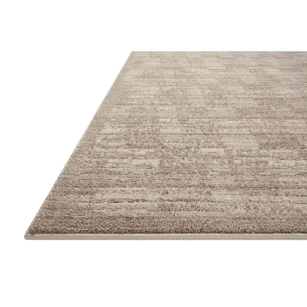 Darby Pebble/Sand 7'-10" x 10' Geometric Synthetic Area Rug