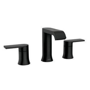 Genta 8 in. Widespread 2-Handle Bathroom Faucet in Matte Black