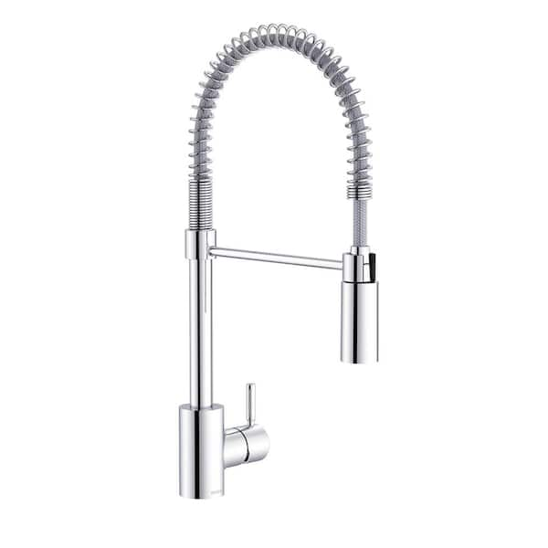 Gerber The Foodie Single Handle Pre-rinse Kitchen Faucet With Spring 