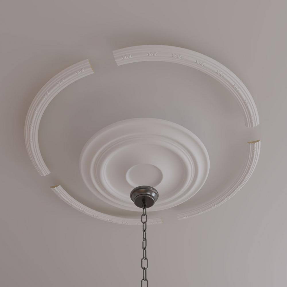 Ekena Millwork 40 3/8"OD x 35 1/2"ID x 2 1/2"W x 3/4"P Medea Ceiling Ring (1/4 of complete circle)