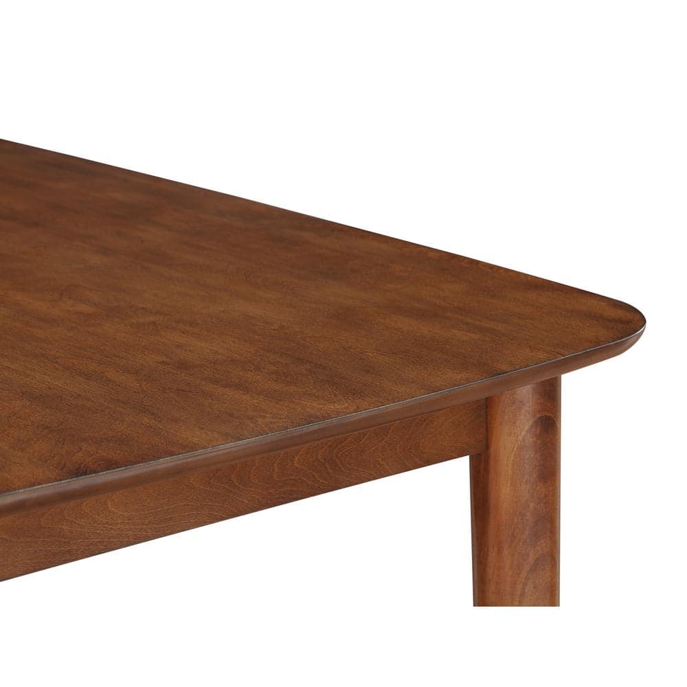 Bonito 59-inch Walnut Finish Rectangular Wood Dining Table