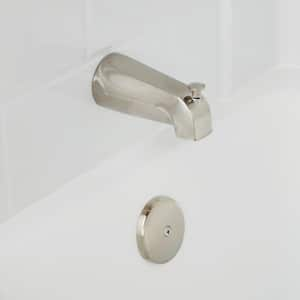 Tub Spout with Diverter, Brushed Nickel