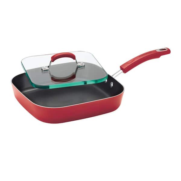 Rachael Ray Aluminum Grill Griddle with Nonstick Coating