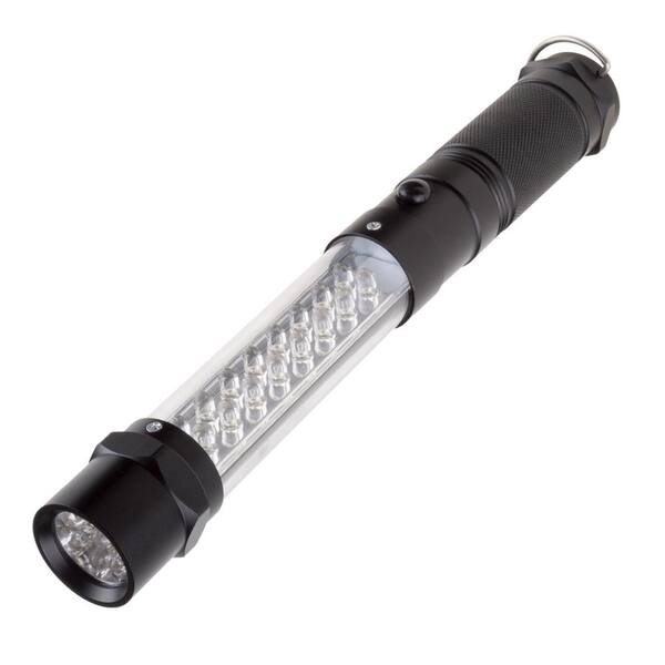 Stalwart 90-Lumen Aluminum LED Flashlight and Work Light