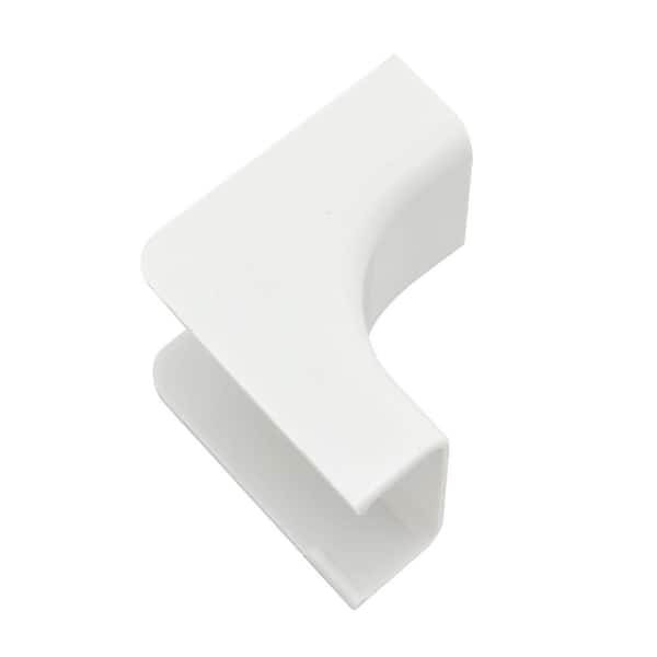 Wiremold CordMate II Cord Cover Inside Elbow, Cord Hider for Home or Office, Holds 3 Cables, White