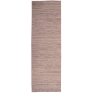 Washable Essentials Natural 2 ft. x 6 ft. All-over design Contemporary Runner Area Rug