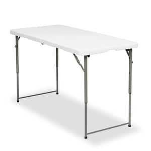 48 in. Rectangular Outdoor Adjustable Folding Dining Table