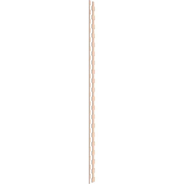 Ekena Millwork Midland 94 in. H x 0.25 in. W Slatwall Panels in Red Oak 30-Pack