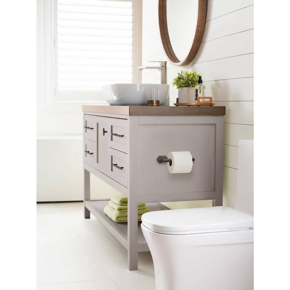 St. Vincent Oil-Rubbed Bronze Single Post Toilet Paper Holder