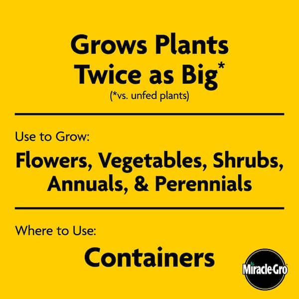 Potting Mix 16 qt. For Container Plants, Flowers, Vegetables, Shrubs, Feeds up to 6 Months (2-Pack)