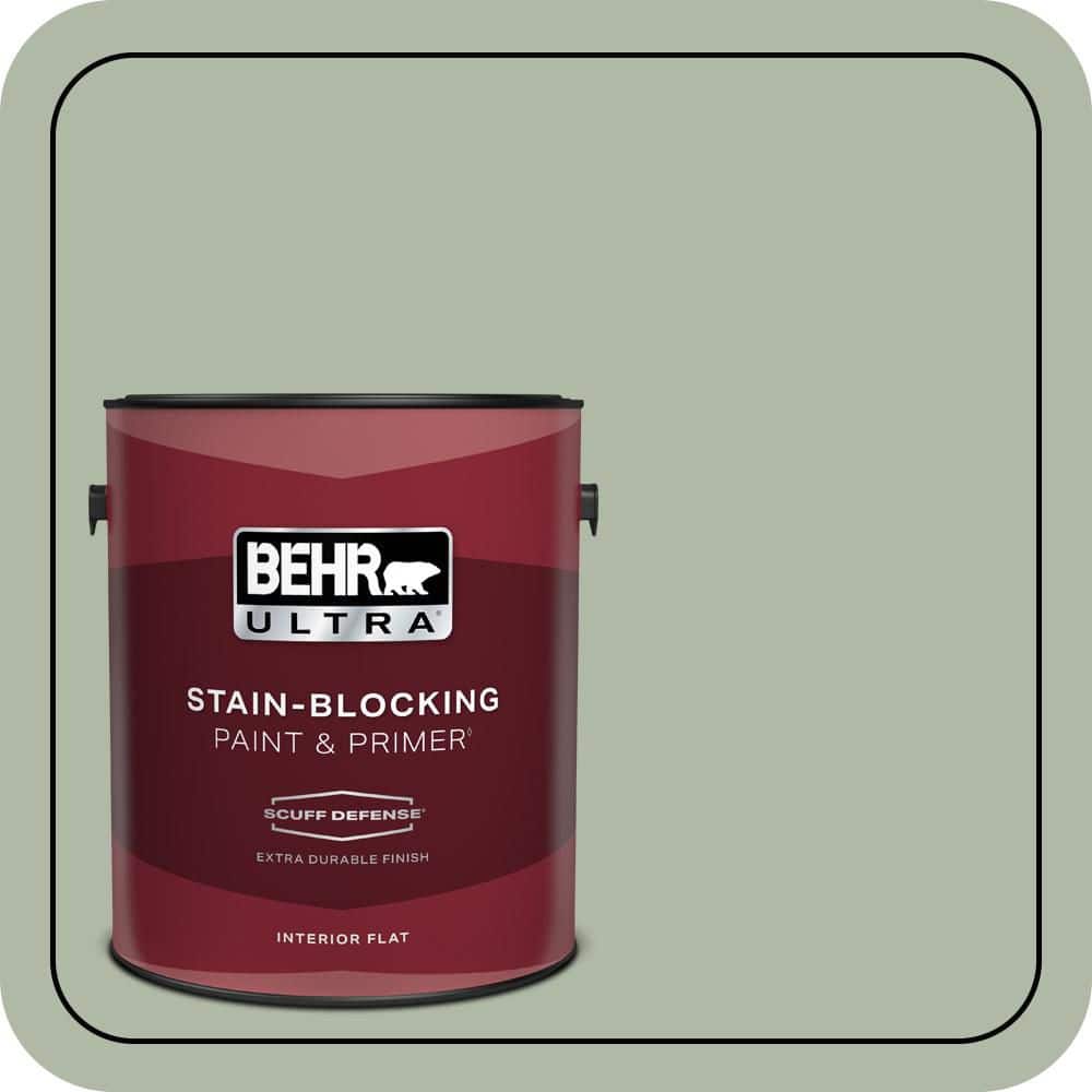 1 gal. #N390-3 Jojoba Extra Durable Flat Interior Paint & Primer price history on PriceWatchPro