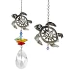 Woodstock Rainbow Makers Collection, Crystal Fantasy, 4.5 in. Turtle Crystal Suncatcher